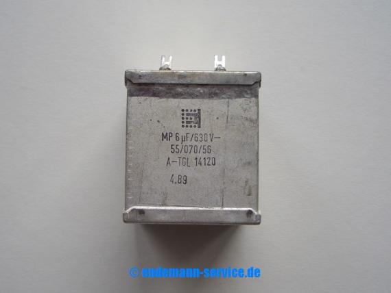 MP Kondensator 6 µF/630V